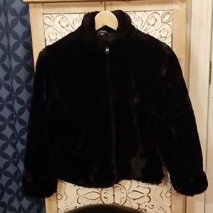 Girls faux fur coat